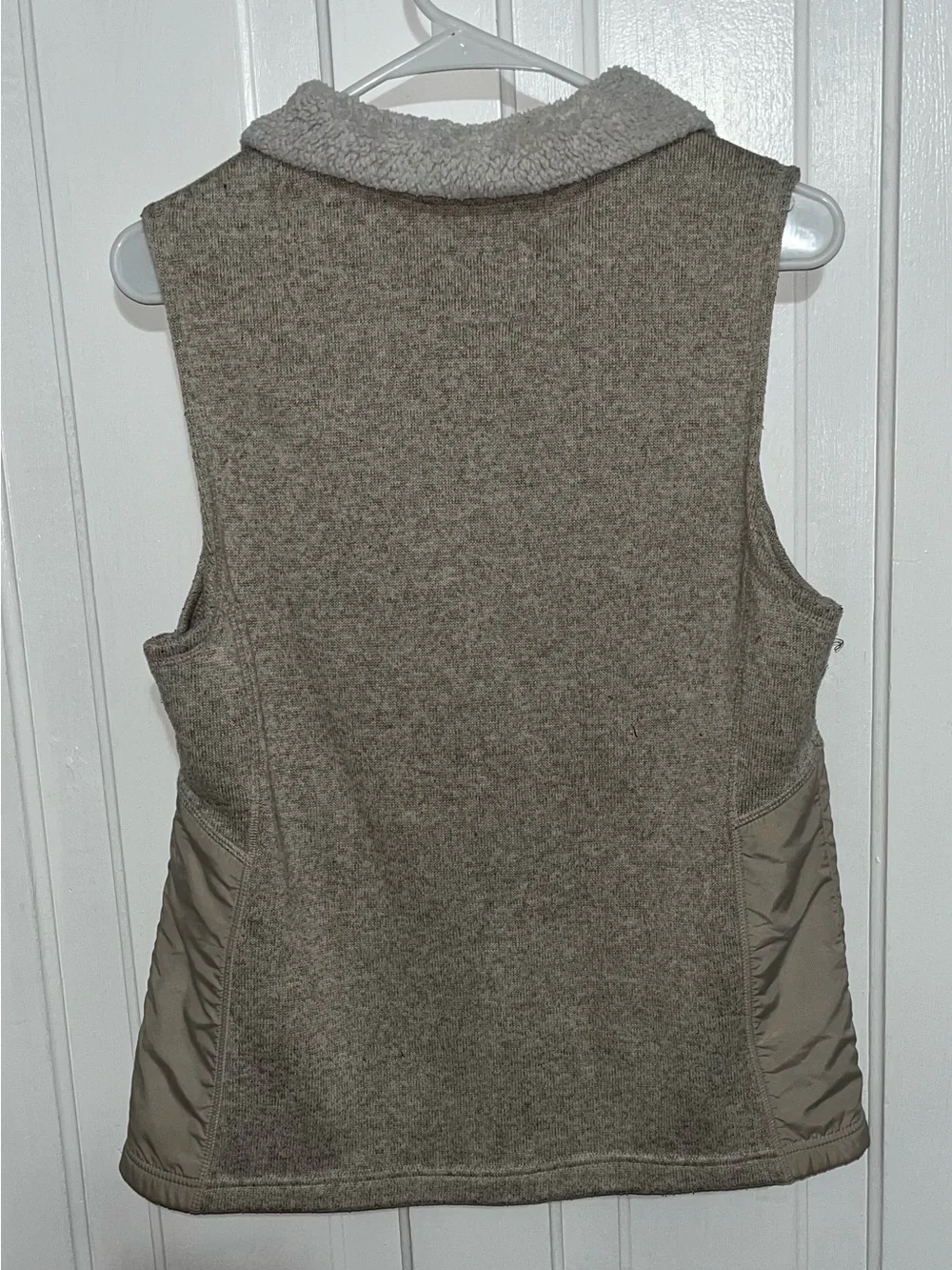 Faded Glory Gray Sherpa-Lined Vest